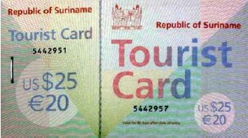 Tourist card