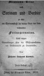 Dagboek Johann Andreas Riemer