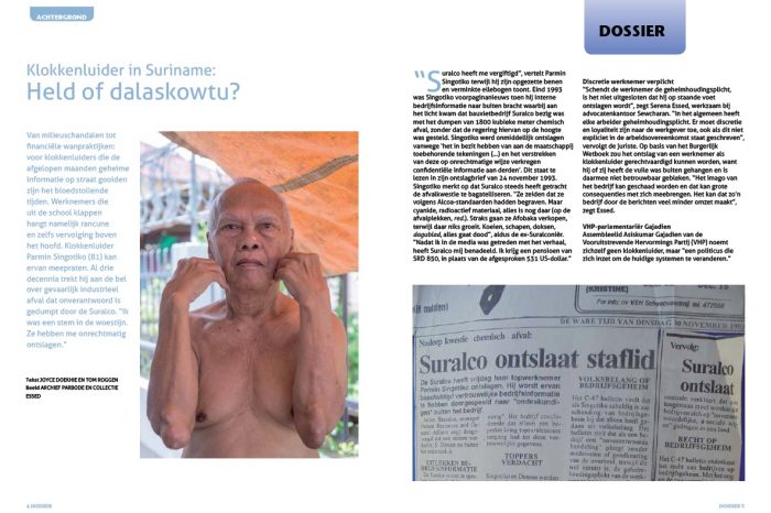 Dossier: Klokkenluider in Suriname: Held of dalaskowtu? - Parbode Sneak Peek