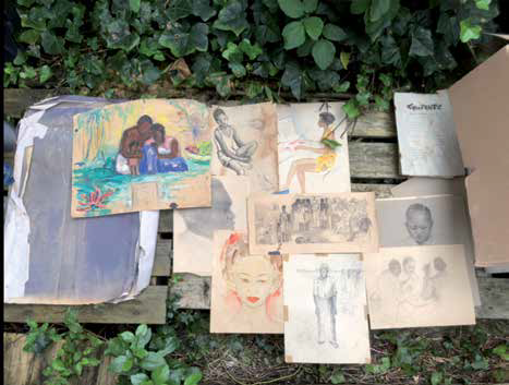 Surinaamse School: Vergeten kunstschatten uit de boekenkast van Armand Baag - Parbode Sneak Peek